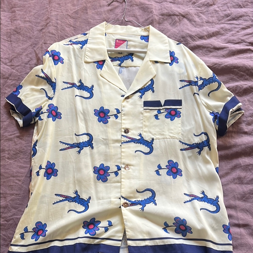 Tombolo Reptile Dysfunction button up size Large
